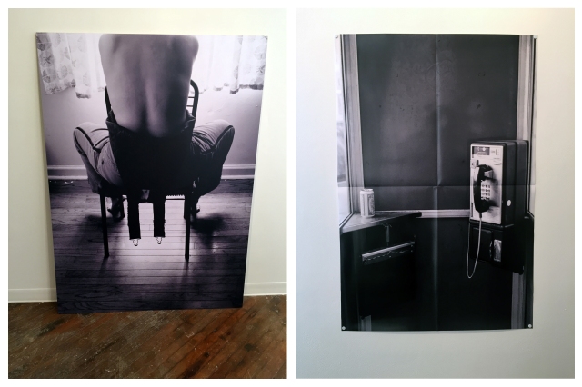 (left) Monument. 2015. Archival Digital Print mounted on Aluminum Surface MDO Sign Board. 4' x 5' 6". (right) Artifact. Archival Digital Print on Lightweight Luster Poster Paper. 24"x36".